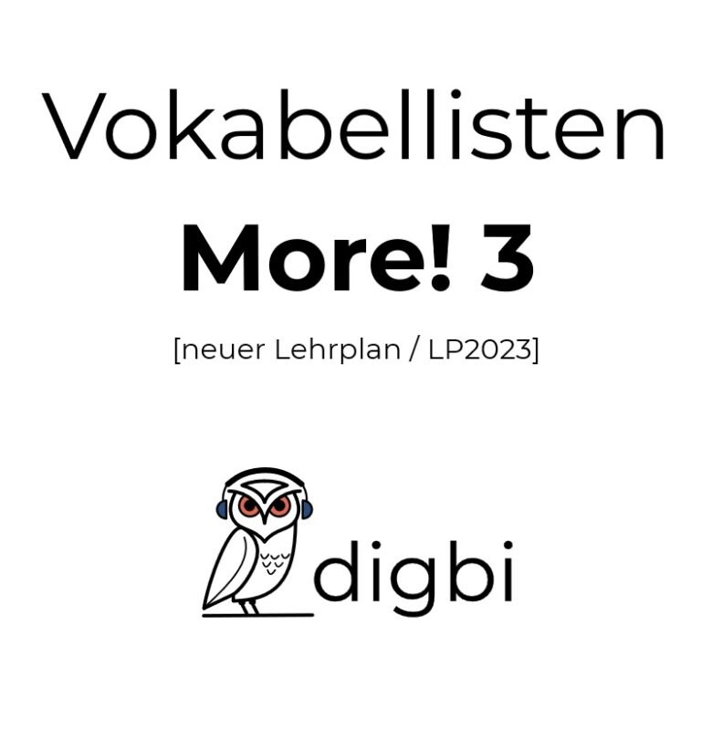 Vokabellisten | More! 3